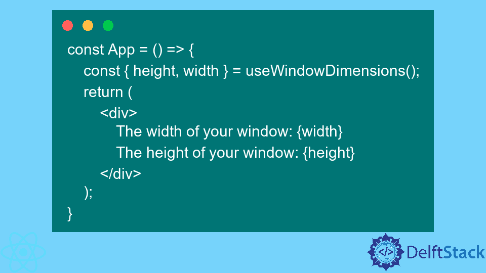 get-window-width-in-react-delft-stack